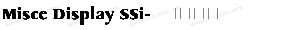 Misce Display SSi字体转换